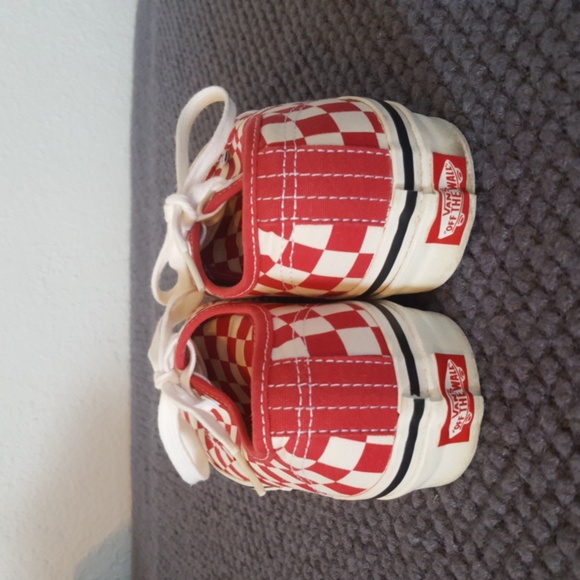 Vans Style 44 Ultra Cush Unisex White Red Checkered Shoes - Picture 4 of 8